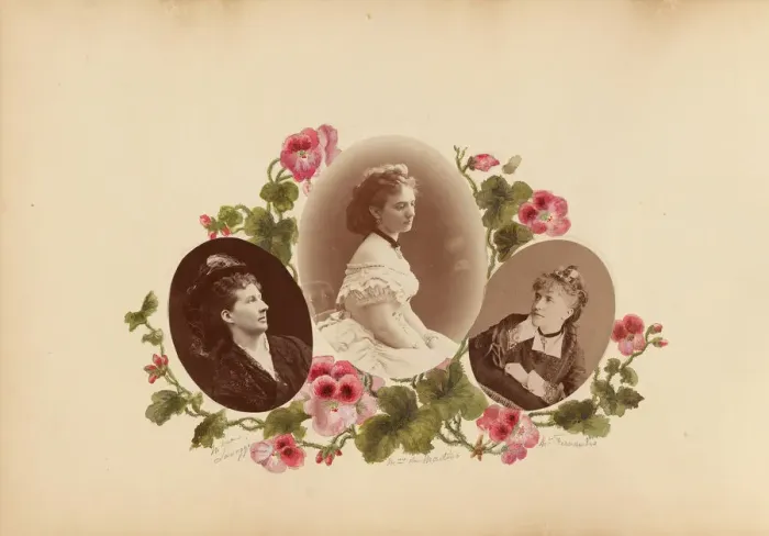 Framed Print : The Madame B Album, 1870s. Creator: Marie Blanche Hennelle Fournier Framed Print : The Madame B Album, 1870s. Creator: Marie Blanche Hennelle Fournier