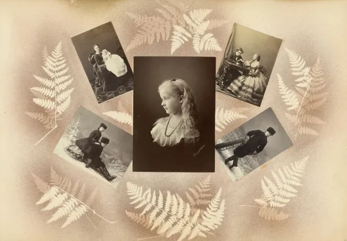 Framed Print : The Madame B Album, 1870s. Creator: Marie Blanche Hennelle Fournier Framed Print : The Madame B Album, 1870s. Creator: Marie Blanche Hennelle Fournier