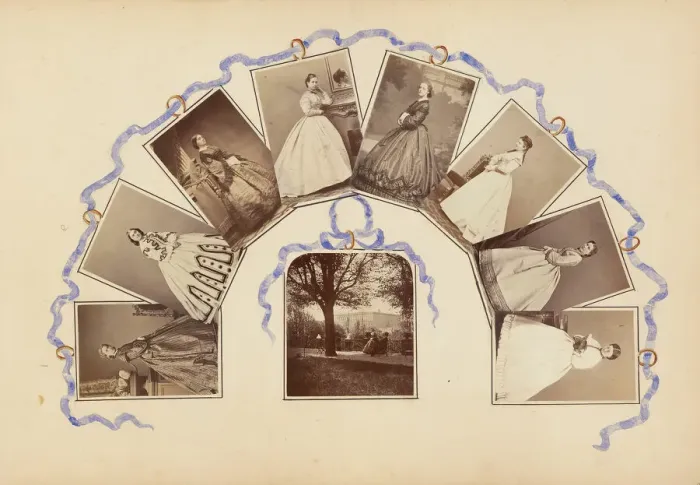 Framed Print : The Madame B Album, 1870s. Creator: Marie Blanche Hennelle Fournier Framed Print : The Madame B Album, 1870s. Creator: Marie Blanche Hennelle Fournier