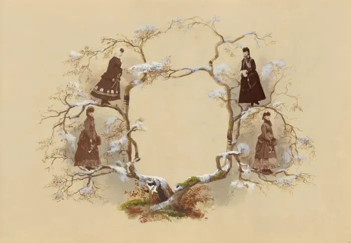 Framed Print : The Madame B Album, 1870s. Creator: Marie Blanche Hennelle Fournier Framed Print : The Madame B Album, 1870s. Creator: Marie Blanche Hennelle Fournier