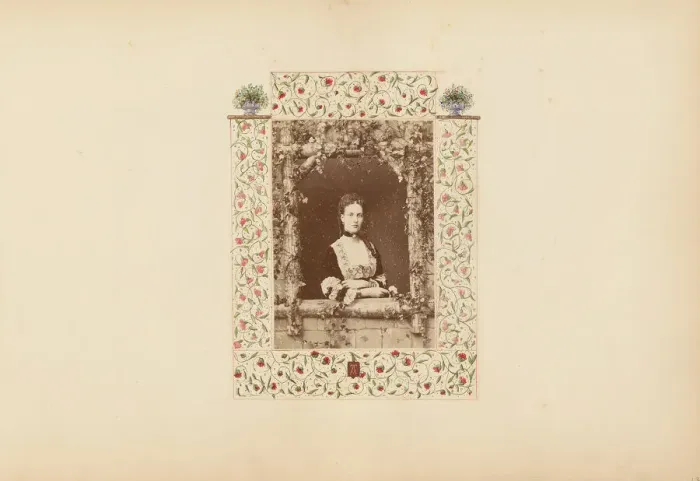 Framed Print : The Madame B Album, 1870s. Creator: Marie Blanche Hennelle Fournier Framed Print : The Madame B Album, 1870s. Creator: Marie Blanche Hennelle Fournier
