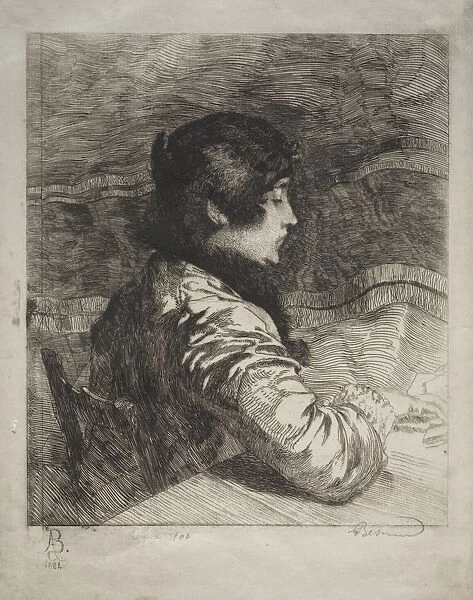 Madame Besnard, 1884. Creator: Albert Besnard (French, 1849-1934)