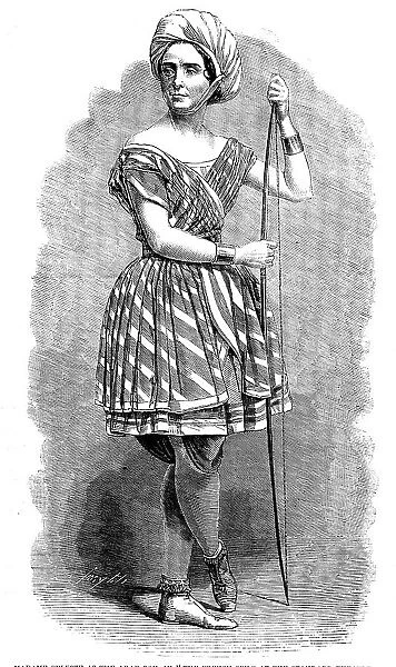 Madame Celeste as the Arab Boy, in 'The French Spy', at the Standard Theatre, 1858. Creator: Smyth. Madame Celeste as the Arab Boy, in 'The French Spy', at the Standard Theatre, 1858. Creator: Smyth