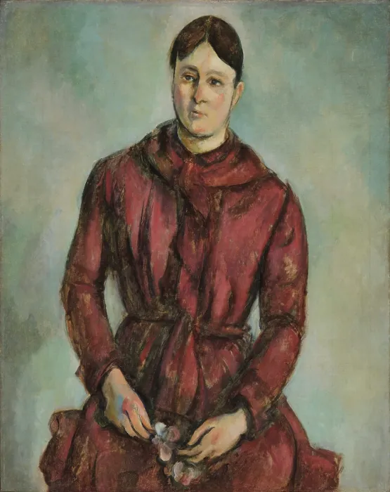 Framed Print : Madame Cezanne in Red, 1890-1894. Creator: Cezanne, Paul (1839-1906) Framed Print : Madame Cezanne in Red, 1890-1894. Creator: Cezanne, Paul (1839-1906)
