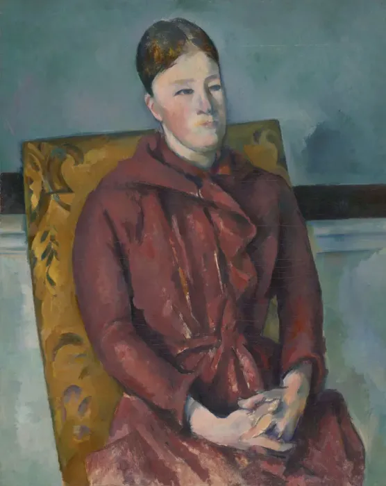 Framed Print : Madame Cezanne in a Yellow Chair, 1888 / 90. Creator: Paul Cezanne Framed Print : Madame Cezanne in a Yellow Chair, 1888 / 90. Creator: Paul Cezanne