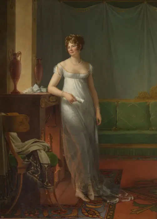 Framed Print : Madame Charles Maurice de Talleyrand Perigord (1761-1835), ca. 1804. Creator Framed Print : Madame Charles Maurice de Talleyrand Perigord (1761-1835), ca. 1804. Creator