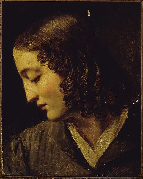 Madame Colin de profil, c1830. Creator: Alexandre-Marie Colin