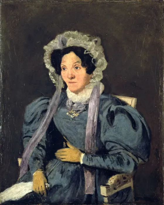 Framed Print : Madame Corot, Mother of the Artist, c1845. Artist: Jean-Baptiste-Camille Corot Framed Print : Madame Corot, Mother of the Artist, c1845. Artist: Jean-Baptiste-Camille Corot