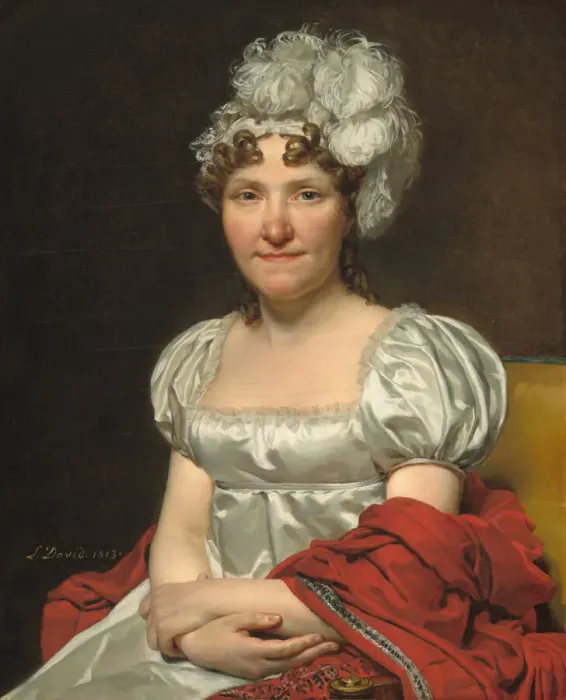 Framed Print : Madame David, 1813. Creator: Jacques-Louis David Framed Print : Madame David, 1813. Creator: Jacques-Louis David