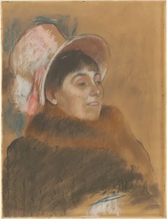 Framed Print : Madame Dietz-Monnin, 1879. Creator: Edgar Degas Framed Print : Madame Dietz-Monnin, 1879. Creator: Edgar Degas