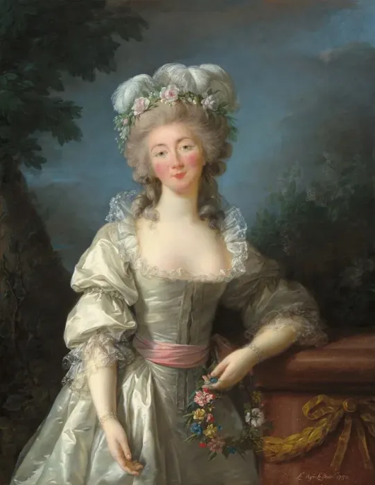 Framed Print : Madame du Barry, 1782. Creator: Elisabeth Louise Vigee-LeBrun Framed Print : Madame du Barry, 1782. Creator: Elisabeth Louise Vigee-LeBrun