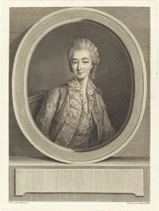 Framed Print : Madame du Barry. Creator: Jacques Firmin Beauvarlet Framed Print : Madame du Barry. Creator: Jacques Firmin Beauvarlet