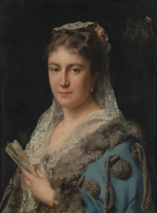 Framed Print : Madame Edith Marie Antoinette Constance van Eersel, the Artist's Wife, 1878. Creator: Karel Ooms Framed Print : Madame Edith Marie Antoinette Constance van Eersel, the Artist's Wife, 1878. Creator: Karel Ooms
