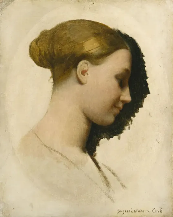 Framed Print : Madame Edmond Cave (Marie-Elisabeth Blavot, born 1810), ca. 1831-34. Creator Framed Print : Madame Edmond Cave (Marie-Elisabeth Blavot, born 1810), ca. 1831-34. Creator