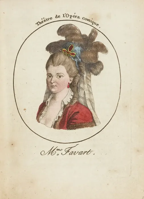 Framed Print : Madame Favart (1727-1772), Late 18th cent Artist: Anonymous Framed Print : Madame Favart (1727-1772), Late 18th cent Artist: Anonymous