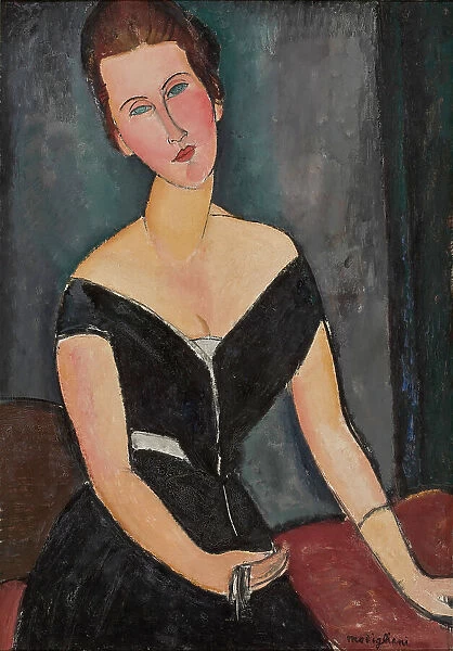 Madame G. van Muyden, 1916-1917. Creator: Modigliani, Amedeo (1884-1920)