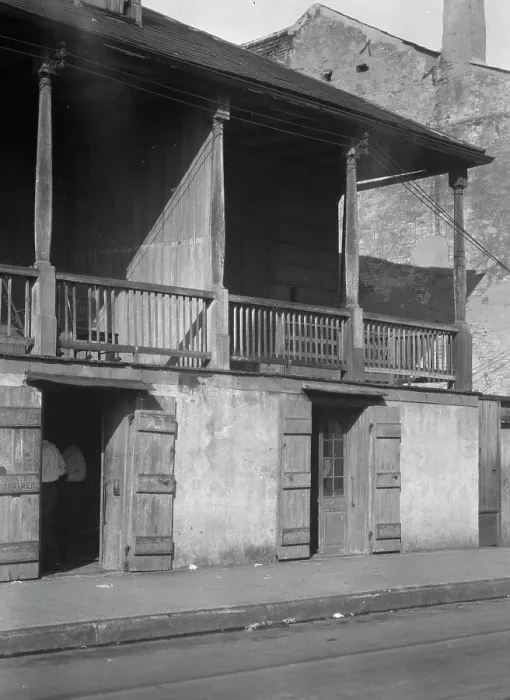 Framed Print : Madame John's Legacy, 632 Dumaine Street, New Orleans, between 1920 and 1926. Creator: Arnold Genthe Framed Print : Madame John's Legacy, 632 Dumaine Street, New Orleans, between 1920 and 1926. Creator: Arnold Genthe