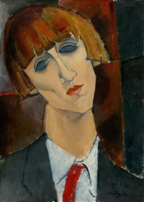 Framed Print : Madame Kisling, c. 1917. Creator: Amadeo Modigliani Framed Print : Madame Kisling, c. 1917. Creator: Amadeo Modigliani