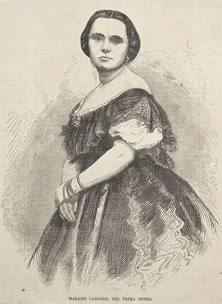Madame Laborde, the Prima Donna, 1859. Creator: Winslow Homer (American, 1836-1910)