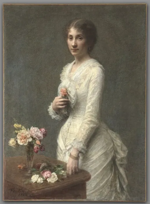 Framed Print : Madame Lerolle, 1882. Creator: Henri Fantin-Latour (French, 1836-1904) Framed Print : Madame Lerolle, 1882. Creator: Henri Fantin-Latour (French, 1836-1904)