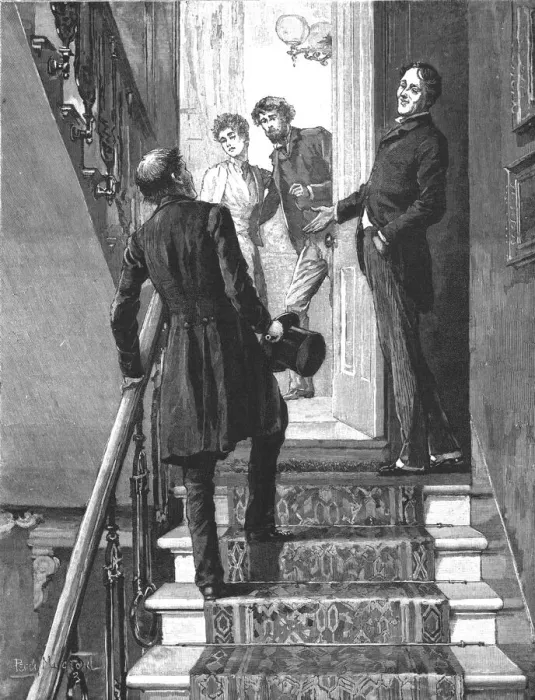 Framed Print : Madame Leroux';By Francis Eleanor Trollope;The two persons whose dancing had been... 1890. Creator: Percy Macquoid Framed Print : Madame Leroux';By Francis Eleanor Trollope;The two persons whose dancing had been... 1890. Creator: Percy Macquoid
