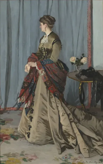 Framed Print : Madame Louis Joachim Gaudibert. Artist: Monet, Claude (1840-1926) Framed Print : Madame Louis Joachim Gaudibert. Artist: Monet, Claude (1840-1926)
