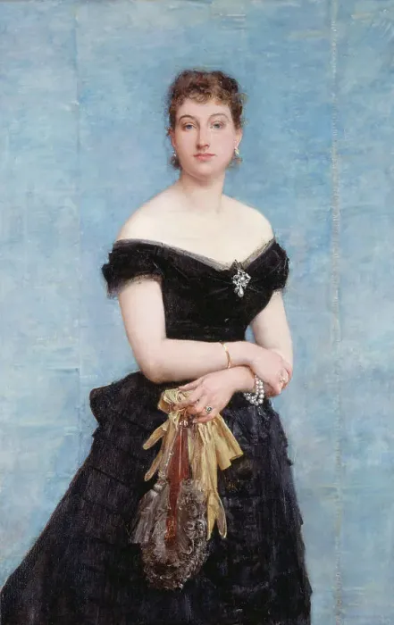Framed Print : Madame Louis Singer, 1884. Creator: Paul-Jacques-Aime Baudry Framed Print : Madame Louis Singer, 1884. Creator: Paul-Jacques-Aime Baudry