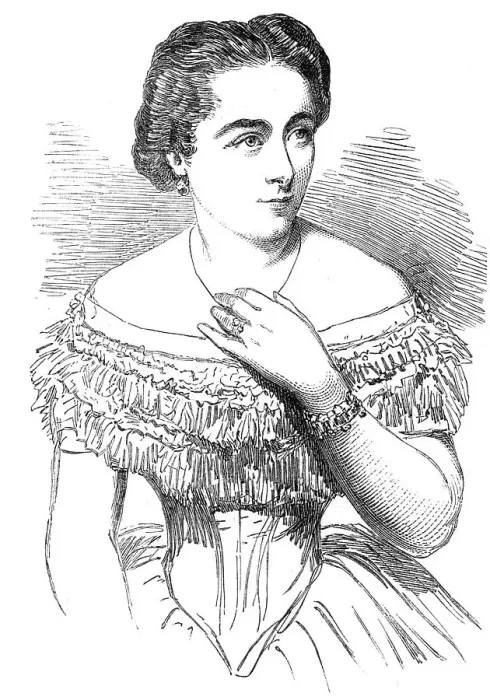 Framed Print : Madame Marie Cabel - drawn by Baugniet, 1854. Creator: Unknown Framed Print : Madame Marie Cabel - drawn by Baugniet, 1854. Creator: Unknown