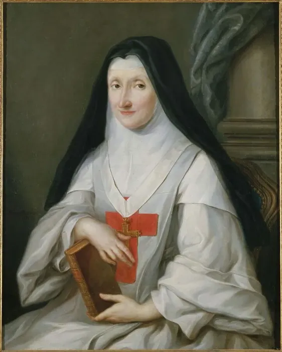 Framed Print : Madame de Montpeyroux, abbess of Port-Royal de Paris, 14th arrondissement, 1781. Creator: Marie Parrocel Framed Print : Madame de Montpeyroux, abbess of Port-Royal de Paris, 14th arrondissement, 1781. Creator: Marie Parrocel