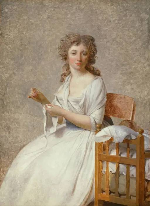 Framed Print : Madame de Pastoret and Her Son, 1791 / 92. Creator: Jacques-Louis David Framed Print : Madame de Pastoret and Her Son, 1791 / 92. Creator: Jacques-Louis David