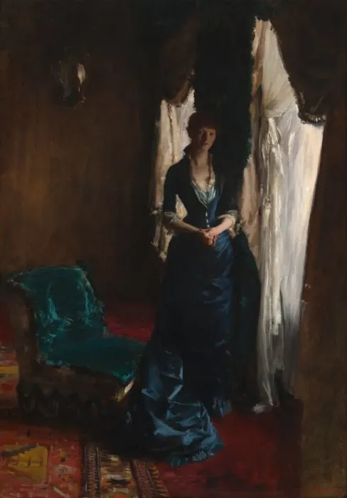 Framed Print : Madame Paul Escudier (Louise Lefevre), 1882. Creator: John Singer Sargent Framed Print : Madame Paul Escudier (Louise Lefevre), 1882. Creator: John Singer Sargent