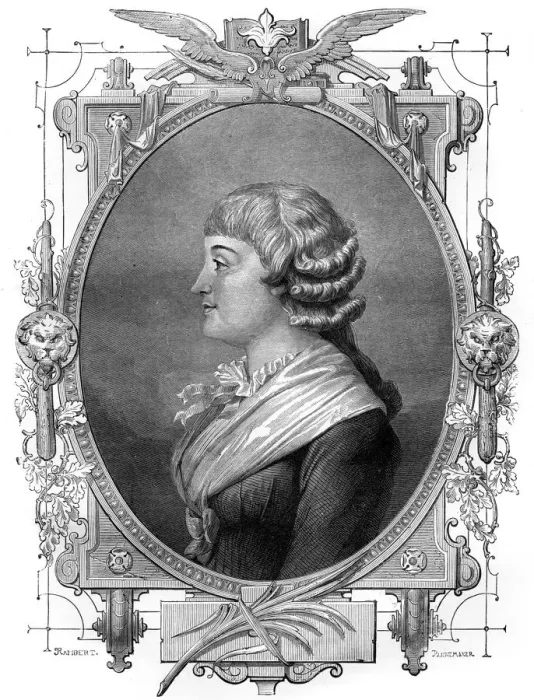Framed Print : Madame Roland, French revolutionary, 18th century (1882-1884) Framed Print : Madame Roland, French revolutionary, 18th century (1882-1884)