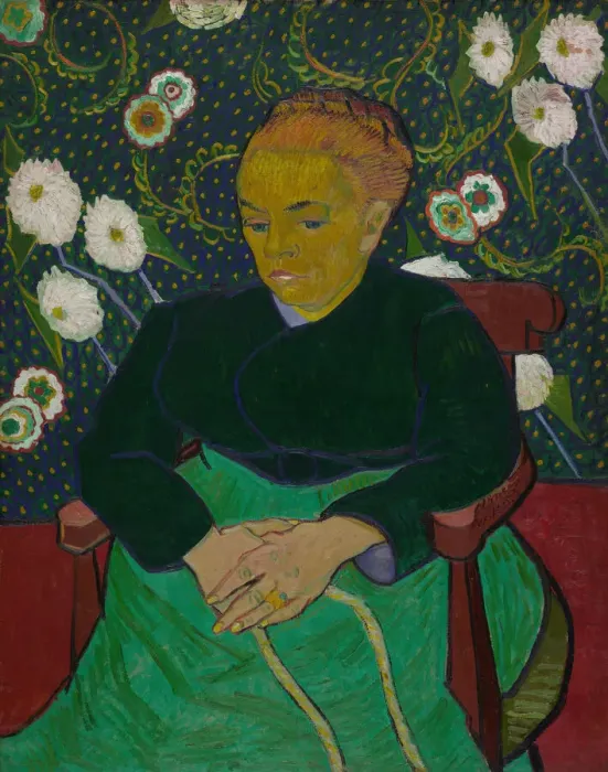 Framed Print : Madame Roulin Rocking the Cradle (La berceuse), 1889. Creator: Vincent van Gogh Framed Print : Madame Roulin Rocking the Cradle (La berceuse), 1889. Creator: Vincent van Gogh