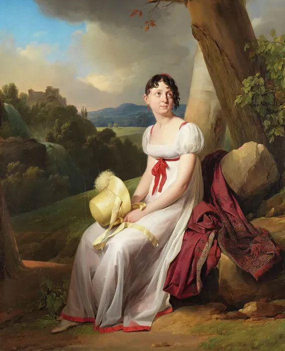 Framed Print : Madame Saint-Ange Chevrier, 1807. Creator: Louis Leopold Boilly Framed Print : Madame Saint-Ange Chevrier, 1807. Creator: Louis Leopold Boilly