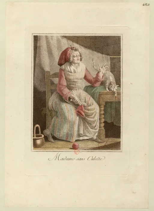 Framed Print : Madame Sans-Culotte, ca 1794. Creator: Anonymous Framed Print : Madame Sans-Culotte, ca 1794. Creator: Anonymous