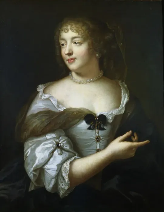 Framed Print : Madame de Sevigne, French courtier and letter writer, 17th century. Artist: Claude Lefebvre Framed Print : Madame de Sevigne, French courtier and letter writer, 17th century. Artist: Claude Lefebvre
