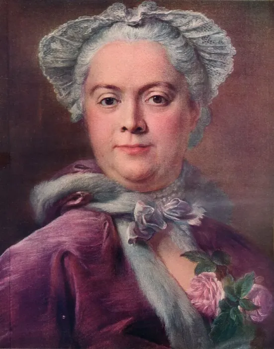 Framed Print : Madame Valade, c1746. Artist: Jean-Baptiste Perronneau Framed Print : Madame Valade, c1746. Artist: Jean-Baptiste Perronneau