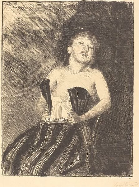 Madchen im Korsett (Girl in a Corset), 1895. Creator: Lovis Corinth