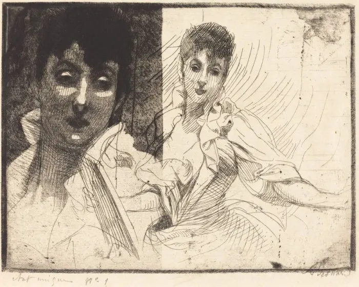 Framed Print : Madeleine Lemaire, 1900. Creator: Paul Albert Besnard Framed Print : Madeleine Lemaire, 1900. Creator: Paul Albert Besnard