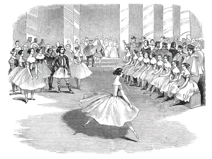Framed Print : Mademoiselle Cerito, in the ballet of Alma, 1844. Creator: Unknown Framed Print : Mademoiselle Cerito, in the ballet of Alma, 1844. Creator: Unknown