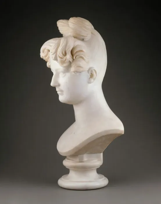 Framed Print : Mademoiselle Jubin, 1829. Creator: Pierre-Jean David d Angers