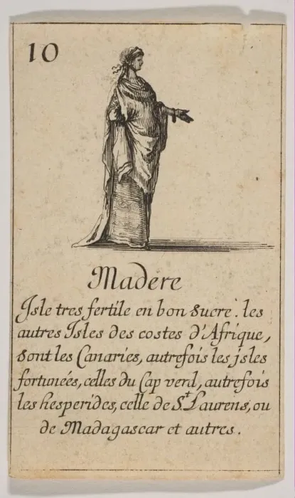 Framed Print : Madere, 1644. Creator: Stefano della Bella Framed Print : Madere, 1644. Creator: Stefano della Bella
