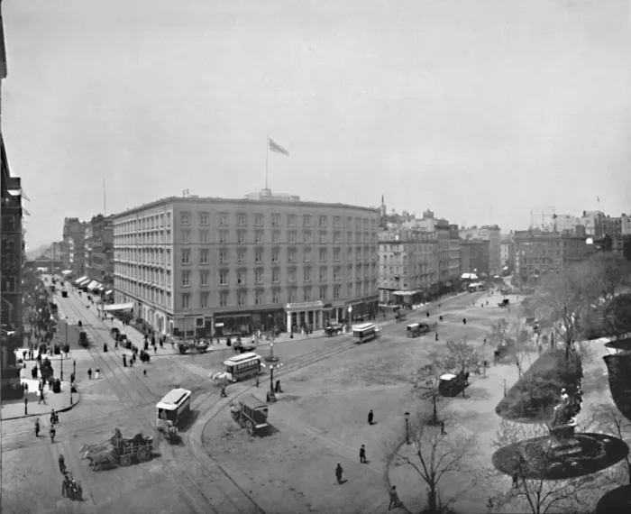 Framed Print : Madison Square, 19th century Framed Print : Madison Square, 19th century
