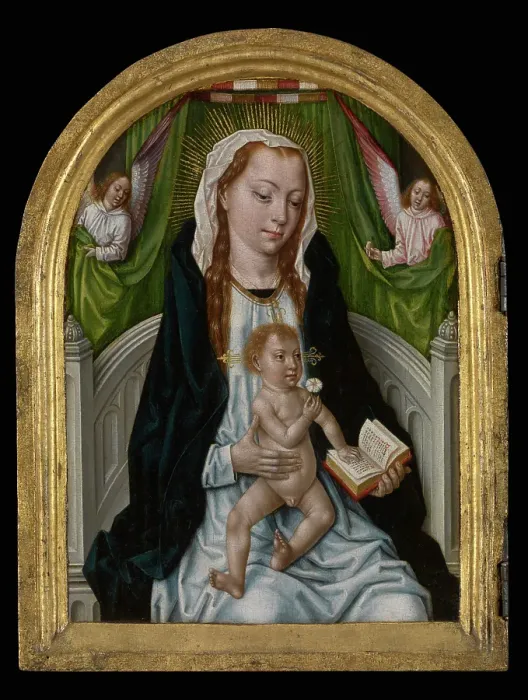 Framed Print : Madonna, 1486. Creator: Master of the Saint Ursula Legend Framed Print : Madonna, 1486. Creator: Master of the Saint Ursula Legend