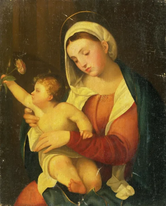 Framed Print : Madonna, 1700-1800. Creator: Unknown Framed Print : Madonna, 1700-1800. Creator: Unknown