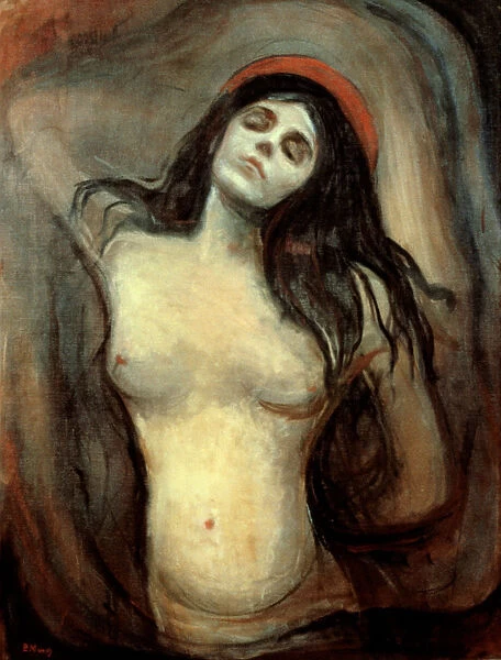 Madonna, 1894-1895. Artist: Edvard Munch