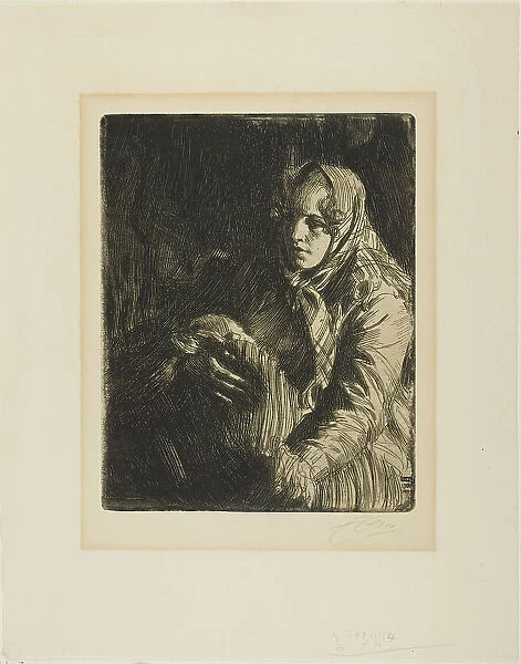 Madonna (A Mother), 1900. Creator: Anders Leonard Zorn