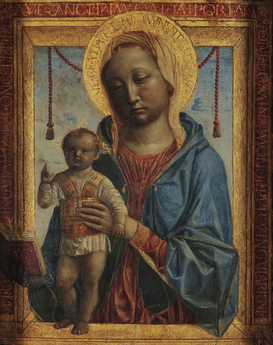 Framed Print : Madonna of the Book (Madonna del Libro), c1475. Creator: Foppa, Vincenzo (active 1456-1516) Framed Print : Madonna of the Book (Madonna del Libro), c1475. Creator: Foppa, Vincenzo (active 1456-1516)