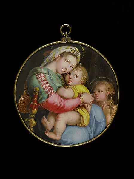 Madonna in the Chair, after Raphael, 1782. Creator: Nicolas Andre Courtois