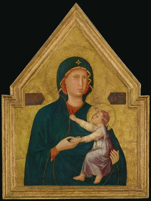 Framed Print : Madonna and Child, 1290-1295. Creator: Saint Cecilia Master Framed Print : Madonna and Child, 1290-1295. Creator: Saint Cecilia Master